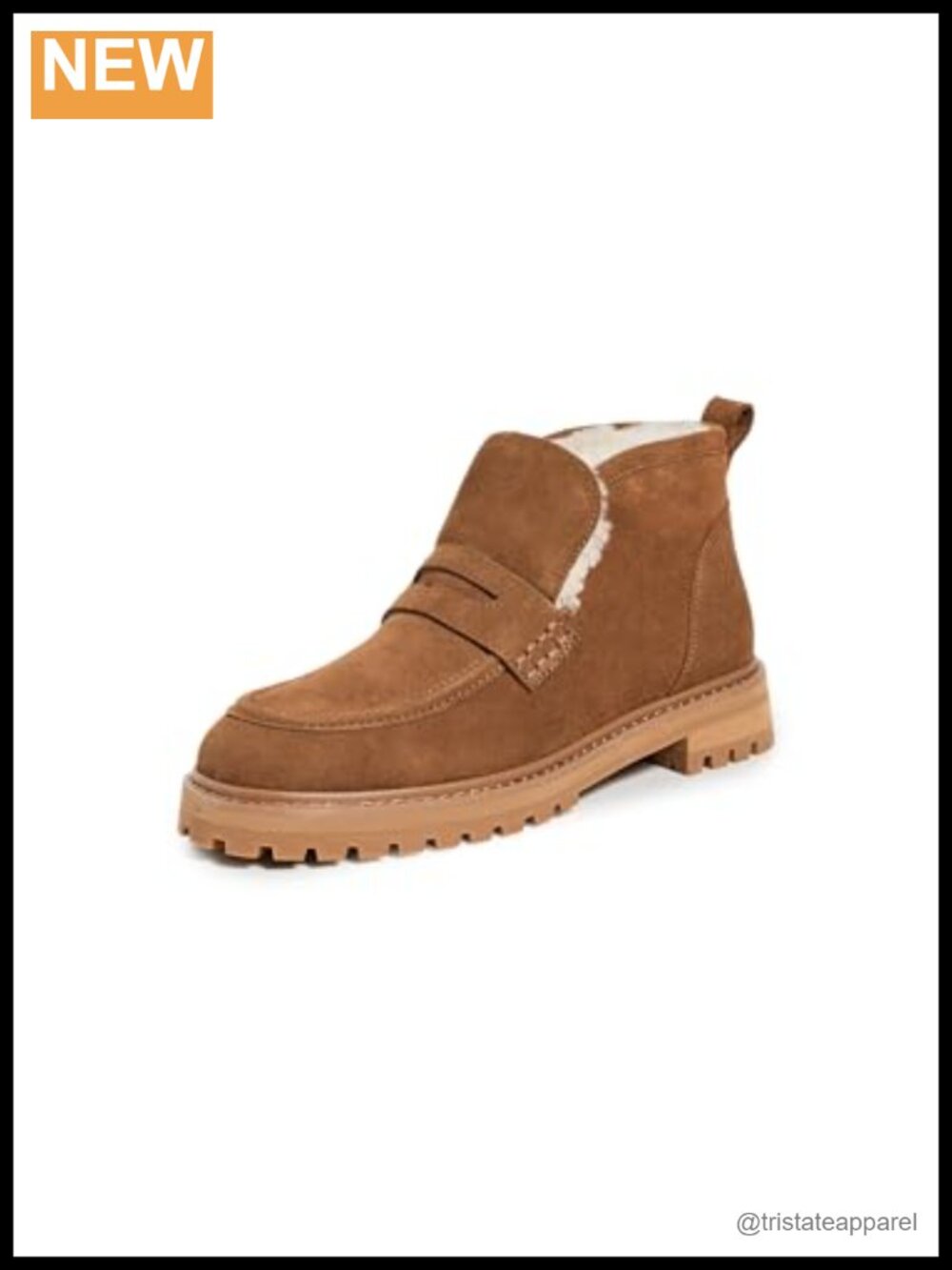 Madewell Women's Rory Lug Booties Suede Ankle Boots Memory Foam